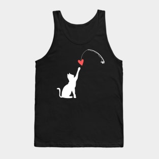 Cat Lover Funny Valentine's Day Tank Top